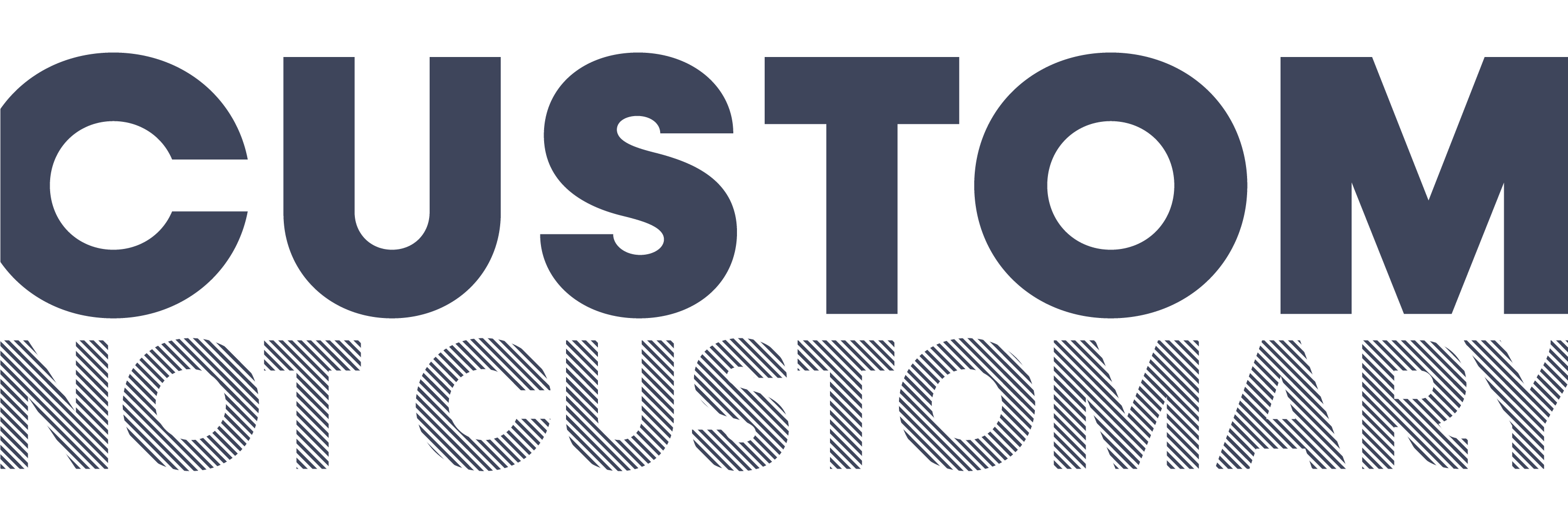 Custom, not customary