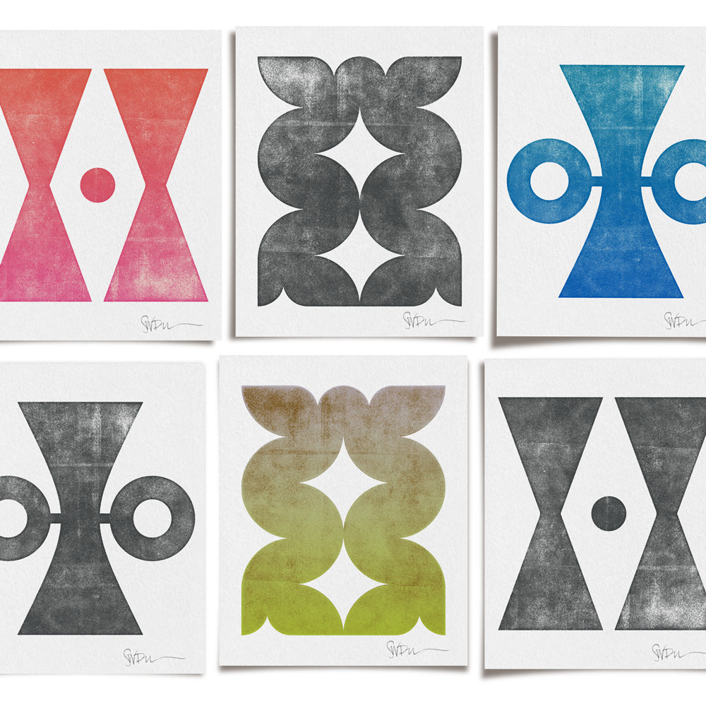 Masculino I Digital Print in Halcyon Gradient