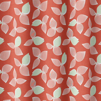 Bougies Fabric in Coral