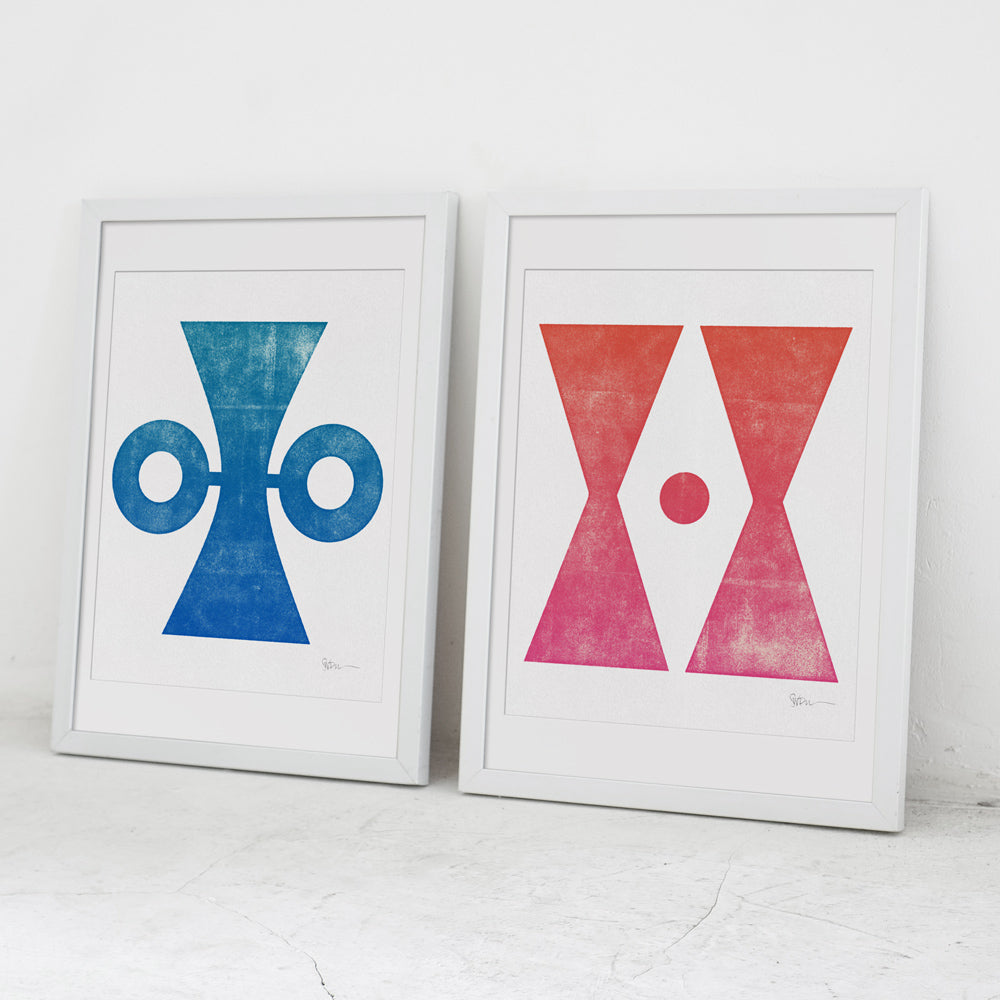 Masculino I Digital Print in Halcyon Gradient