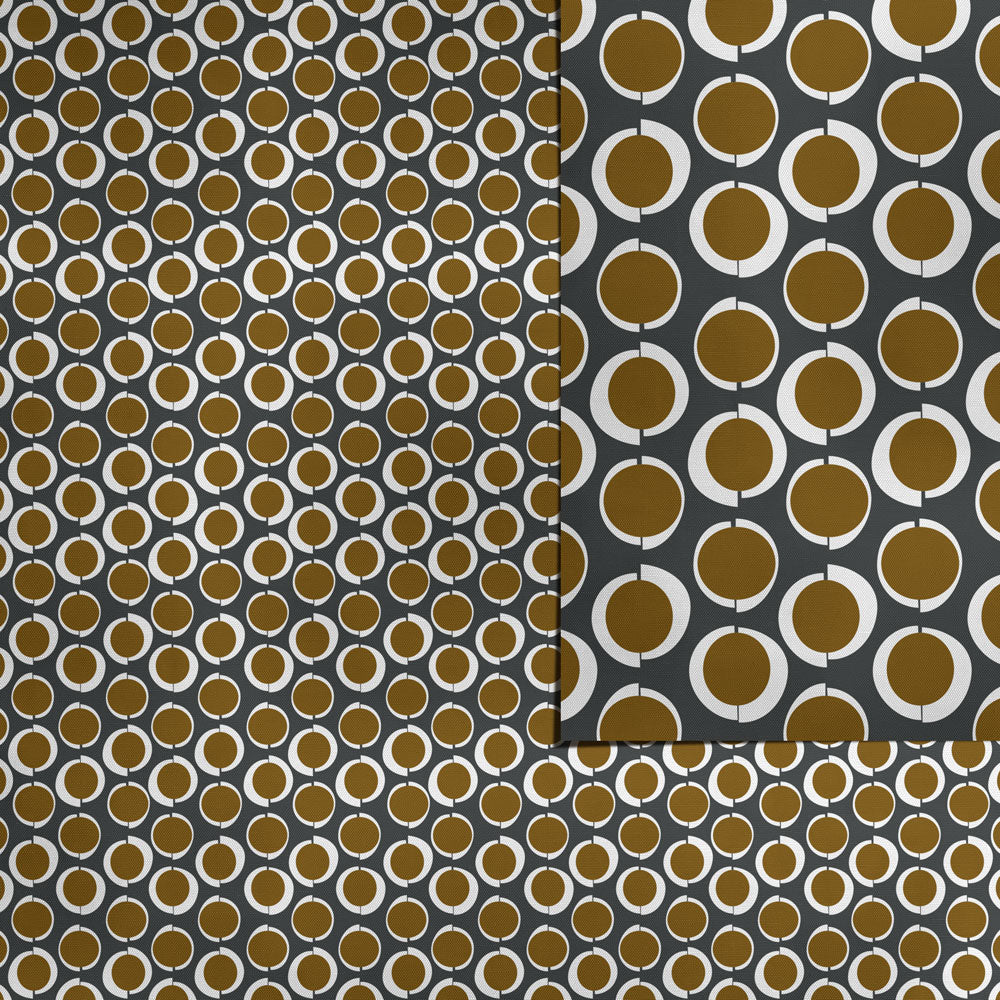 Lucille Fabric in Charcoal