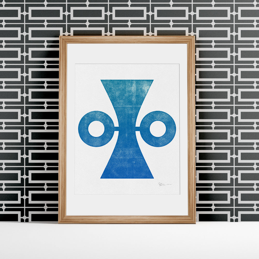 Masculino I Digital Print in Halcyon Gradient