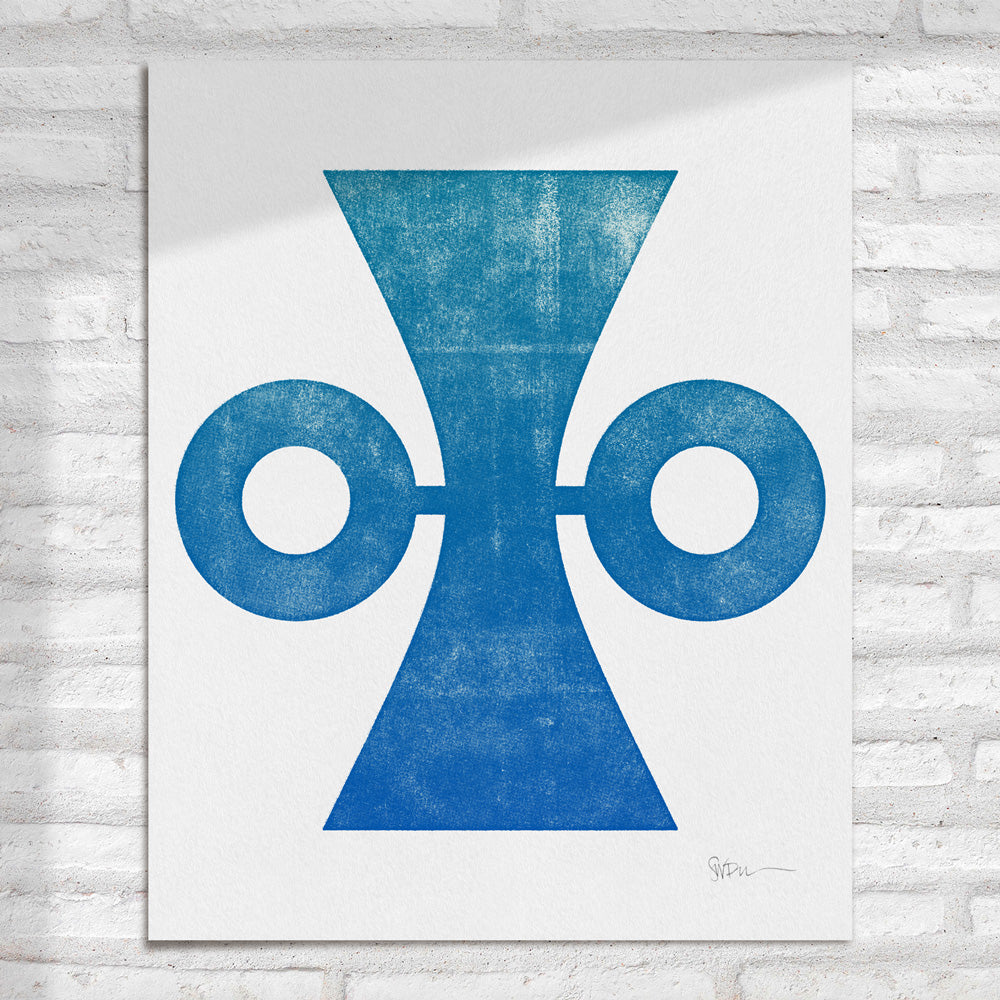 Masculino I Digital Print in Halcyon Gradient